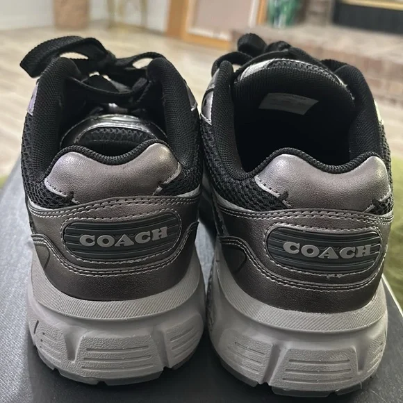 Coach C301 Ancient Zinc/Black and Gray‎ Athletic Unisex Sneakers Size 7.5